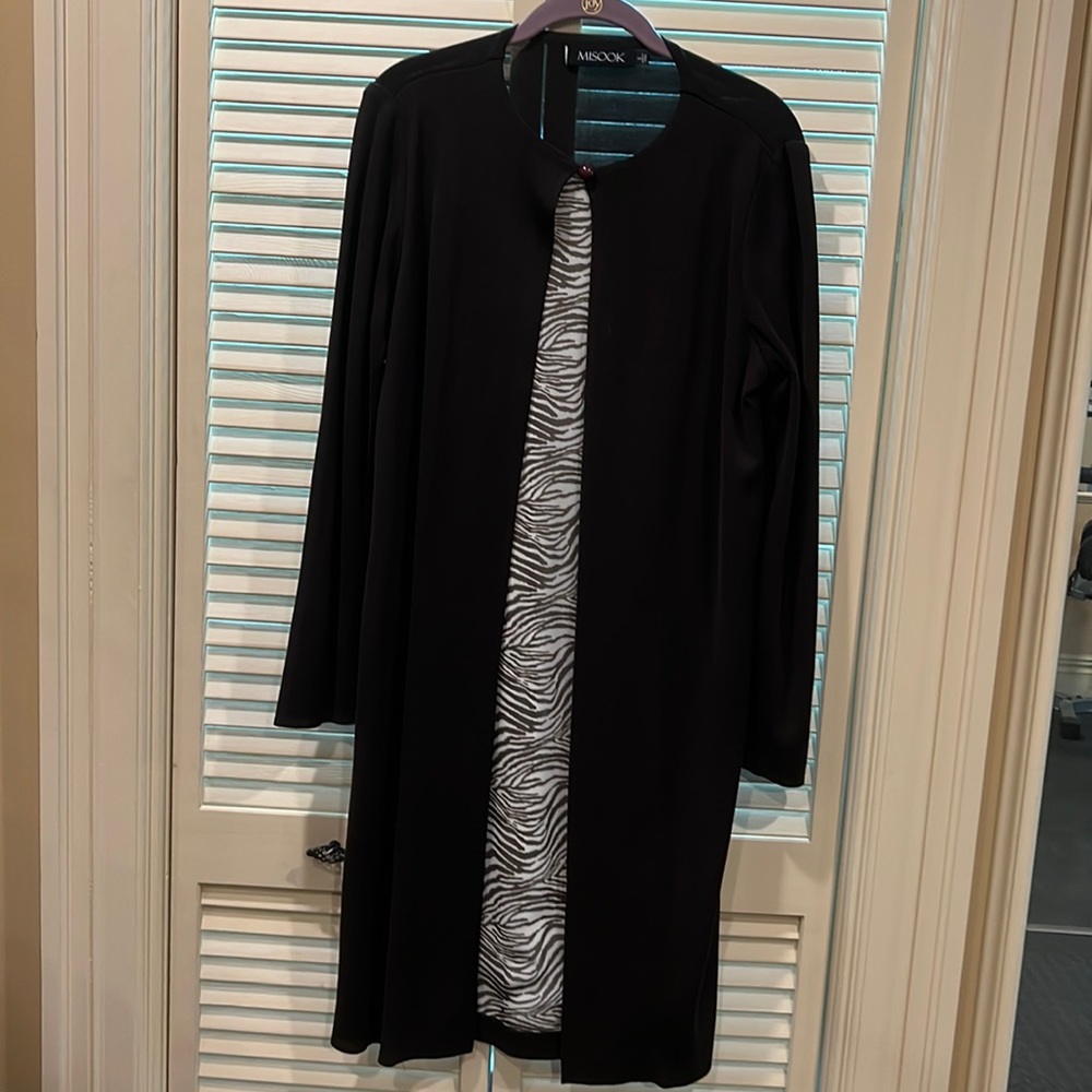 Misook Animal Print Dress Size Small